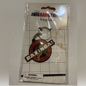 The Big Bang Theory keyring official pvc Bazinga! series TBBT official keychain